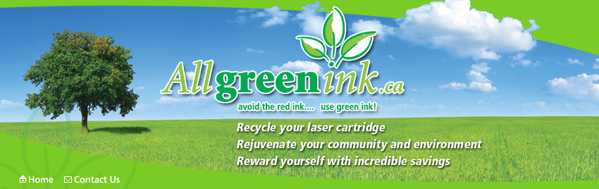 AllGreenInk.ca :: Toner Cartridge Recycling Program Serving Central Ontario